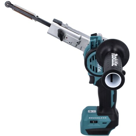 Makita DBS 180 G1J Akku Bandfeile 18 V 9 x 533 mm Brushless + 1x Akku 6,0 Ah + Makpac - ohne Ladegerät