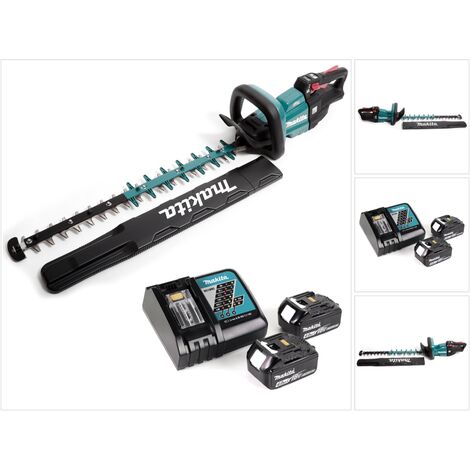 Makita DUH 601 RM Akku Heckenschere 18V 60cm Brushless + 2x Akku 4,0Ah + Ladegerät