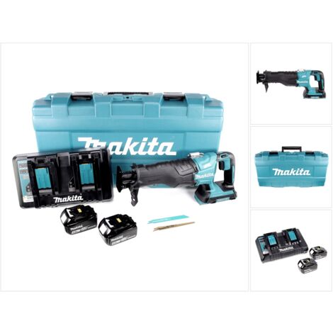 Makita DJR188RMJ Akku-Säbelsäge 18V - Mit 2x 4,0 Ah Akkus Und Makpac Koffer
