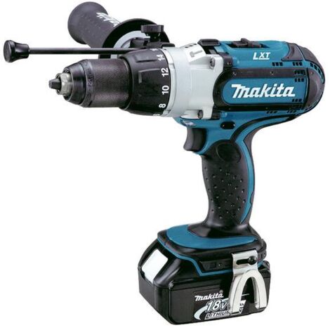 Makita DHP451RTJ Bohrmaschine Schraublos 2,5 kg Schwarz, Grau, Türkis (1/10)