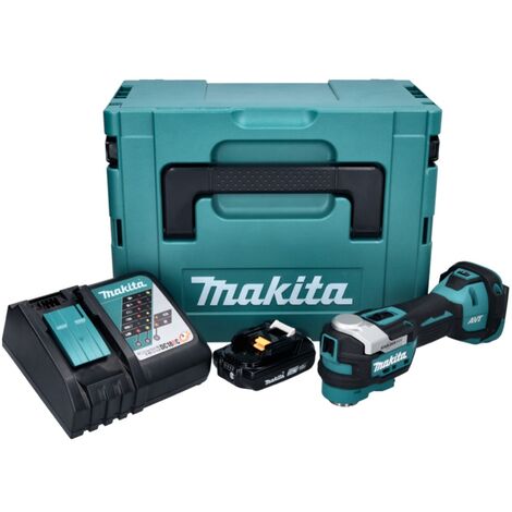 Makita DTM 52 Multifunktionswerkzeug 18V Mit Starlock Max + 5,0 Ah Akku | Bürstenloser Motor