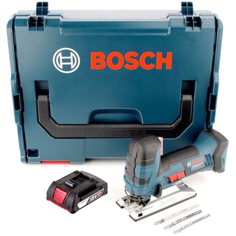 Bosch GST Ladegerät + 1x V-LI L-Boxx + ohne 2,0Ah S Stichsäge Akku 18V 18 Akku 