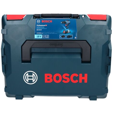 Bosch GSR 18V-55 Akku Bohrschrauber 18 V 55 Nm Brushless + 2x Akku 5,0 Ah + Ladegerät + L-Boxx