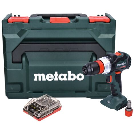 Metabo BS Bohrschrauber tlg. Set + ohne metaBOX Ladegerät LT Bit 75 BL 18 Q V 32 Akku, Nm Akku 18 Brushless + - ohne