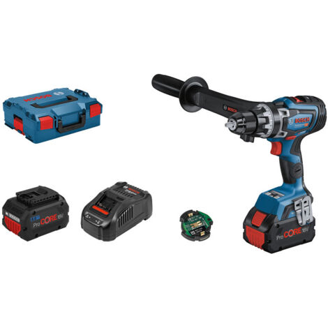 BOSCH Akku-Bohrschrauber GSR 18V-150C 2x8Ah Ladegerät L-BOXX