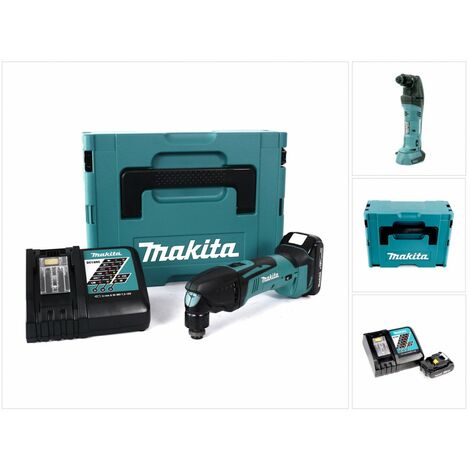 Makita DTM 50 RA1J Akku Multitool Oszillierer 18 V + 1x Akku 2,0 Ah + Ladegerät + Makpac (1/5)