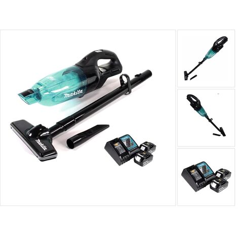 Makita DCL281 FRFB Akku Staubsauger 18V + 2x Akku 3,0Ah + Ladegerät (1/5)