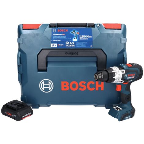 Bosch Professional Akku-Schlagbohrschrauber GSB 18V-150 C + 7-teiliges Flachfräsbohrer-Set – Kraftvolle Kombi Für Holzarbeiten