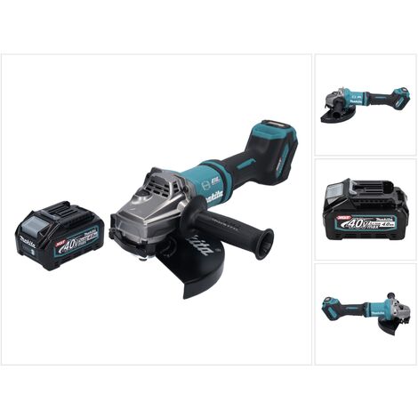 Makita GA 038 GM1 Akku Winkelschleifer 40 V max. 230 mm Brushless XGT + 1x Akku 4,0 Ah - ohne Ladegerät (1/5)