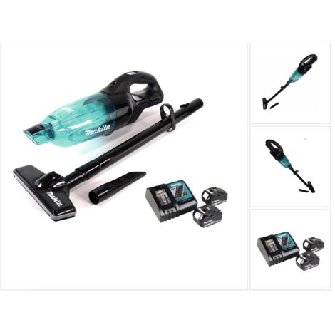 Makita DCL281 FRTB Akku Staubsauger 18V + 2x Akku 5,0Ah + Ladegerät (1/5)
