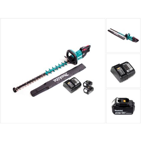 Makita DUH 751 SF Akku Heckenschere 18V 75 cm Brushless + 2x Akku 3,0Ah + Ladegerät