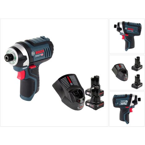 Bosch GDR 12V-105 Akku Drehschlagschrauber 12V 105Nm + 2x Akku 6,0Ah + Ladegerät (1/5)