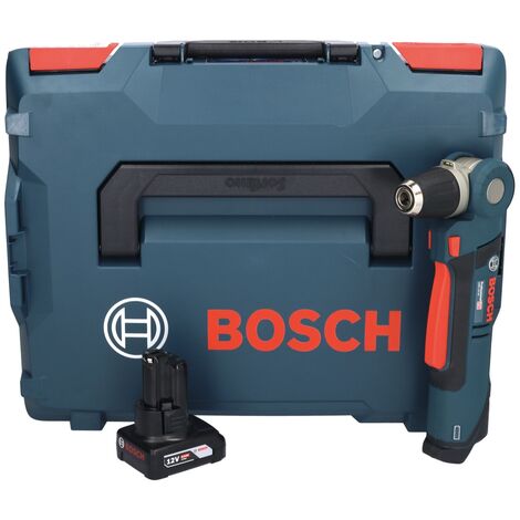 Bosch Professional GWB 12V-10 V 1x Winkelbohrmaschine + Akku 12 Akku 6,0 Ladegerät ohne L-Boxx + Ah 