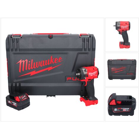 Milwaukee M18 FIW2F38-501X Akku Schlagschrauber 18 V 339 Nm 3/8 ...