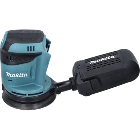 Makita DBO 180 RTJ Akku Exzenterschleifer 18 V 125 mm + 2x Akku 5,0 Ah + Ladegerät + Makpac