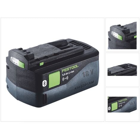 Festool BP 18 Li 5,0 ASI Akku 18 V 5,0 Ah / 5000 mAh Li-Ion ( 577660 ) Bluetooth mit Ladestandanzeige