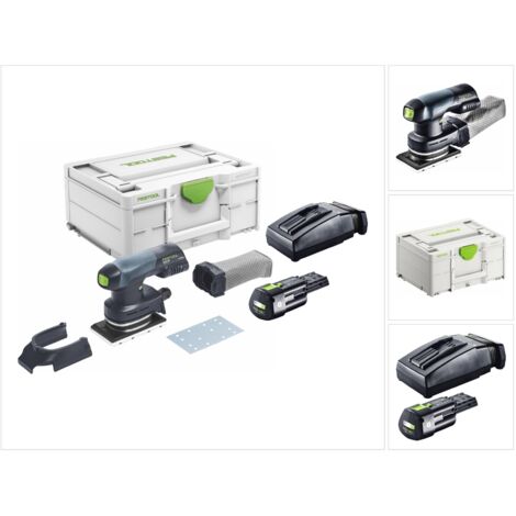Festool RTSC 400-Basic Akku Rutscher 18 V 80 x 130 mm Brushless + 1x ...