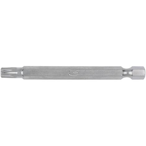 KS Tools 911.7502 1/4'' CLASSIC Bit Torx, Bohrung, 75mm, TB10 (1/2)