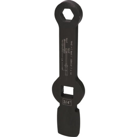 KS TOOLS 3/4 Schlag-Sechskant-Schlüssel mit 2 Schlagflächen, 24 mm (  517.0925 )