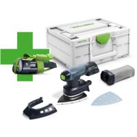 Festool Akku-Deltaschleifer DTSC 400-Basic-ERGO mit 1x 3,1 Ah Akku im Systainer