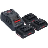 Bosch Starter Set 18 V 3x ProCORE Akku 4,0 Ah + GAL 1880 CV Ladegerät ( 0615990N2G )