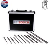 Bosch Hammerbohrer im Koffer u Meissel-Set SDS plus-3 11-tlg 