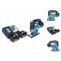 Makita DJV 184 RM Akku Pendelhub Stichsäge 18 V Brushless + 2x Akku 4,0 Ah + Ladegerät