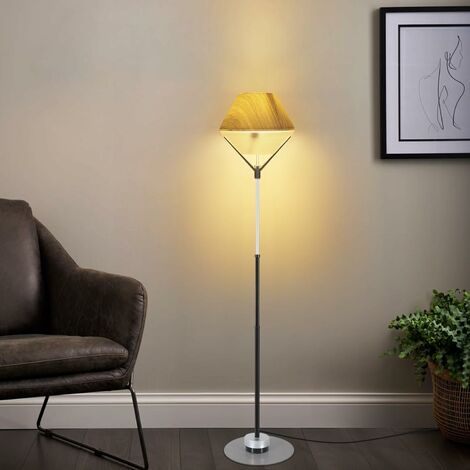 Lampadaire moderne lampadaire minimaliste gris réglable en hauteur