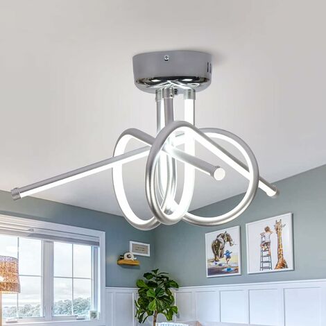 Plafonnier LED Design moderne Rond Lampe de Plafond 40W Pour salon
