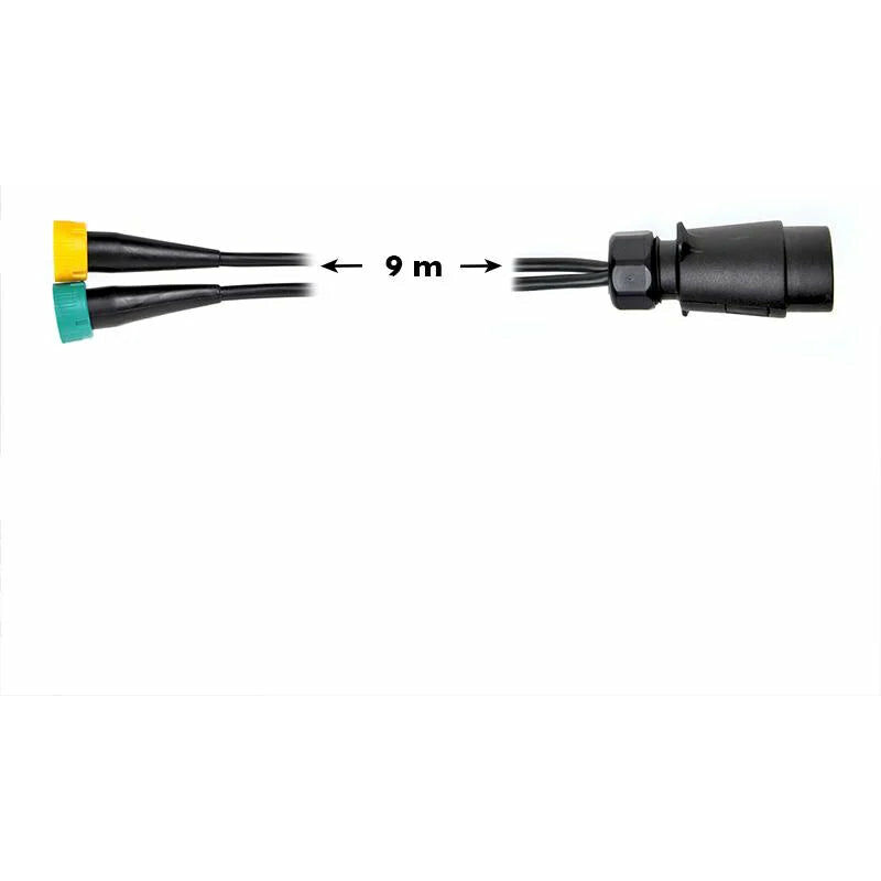 Faisceau cable 5M avec fiche 7-pôles et 2x connecteur 5-pôles