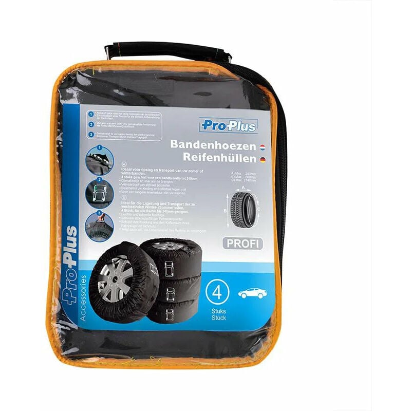 PROPLUS Kit de housse de pneus x4 ProPlus pas cher 
