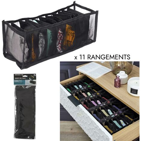 RANGEMENT 11 SOUS VETEMENTS 32X12CM M12 (1/5)