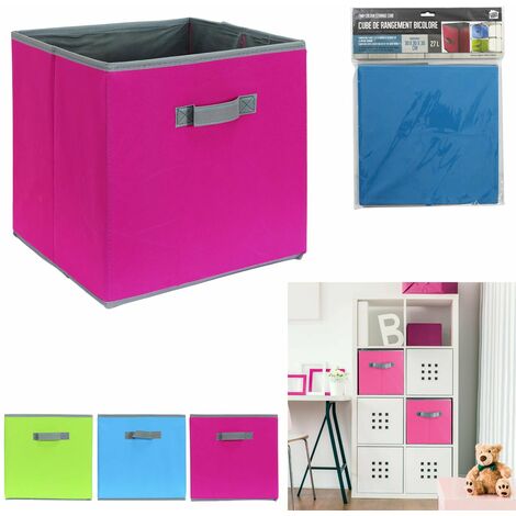 Cube De Rangement Colore Enfant 30x30cm M12