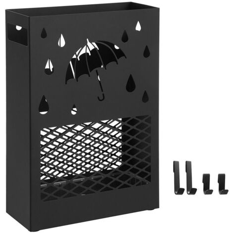 Porte-parapluies ajouré noir (1/5)