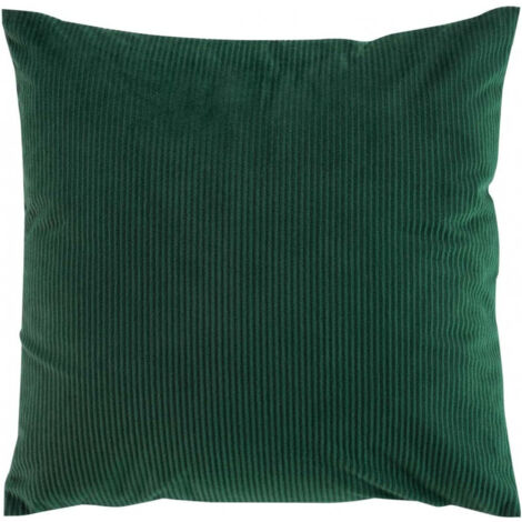 Coussin Déco En Velours "casual" 40x40cm Vert (1/4)