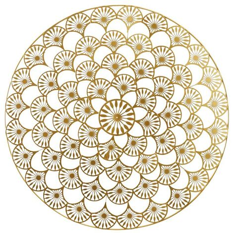 Deco Murale Metal Ajoure D70cm (1/5)