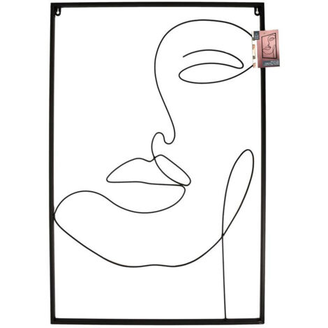 Tableau Filaire Visage 60x90cm (1/5)