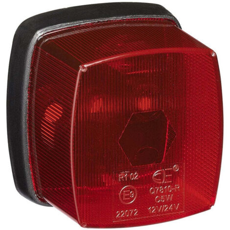 Feu De Position Rouge 70 Mm - Pour Véhicule, Camping-car Ou Remorque | Éclairage Arrière Conforme - 6