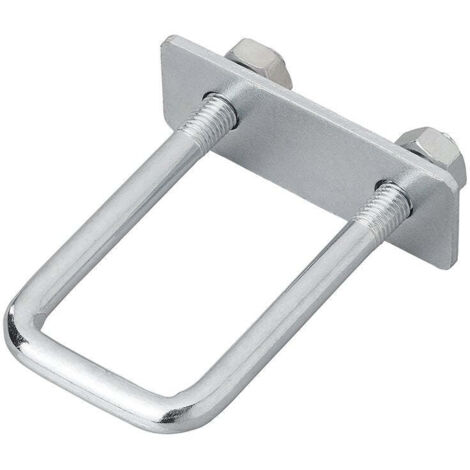 Lot De 2 Étriers De Fixation En U Angulaires 40mm - Pour Montage Murale/Rack - 110mm Longueur