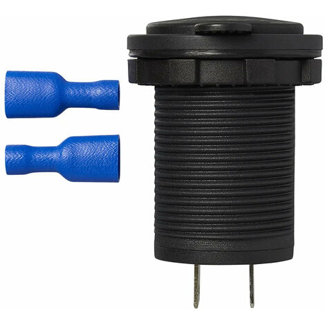 Prise-usb Double à Encastrer 2x2100ma 12v/24v Dans Blister