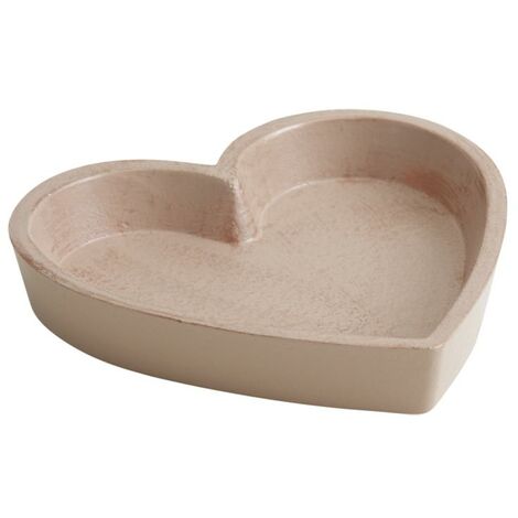 Corbeille coeur en bois