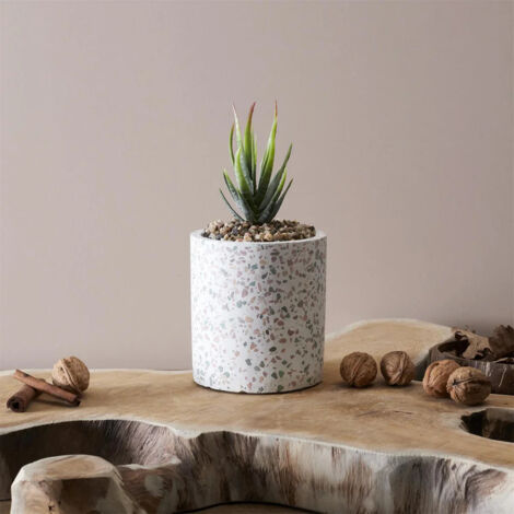 Plante Artificielle Pot Terrazzo (1/4)