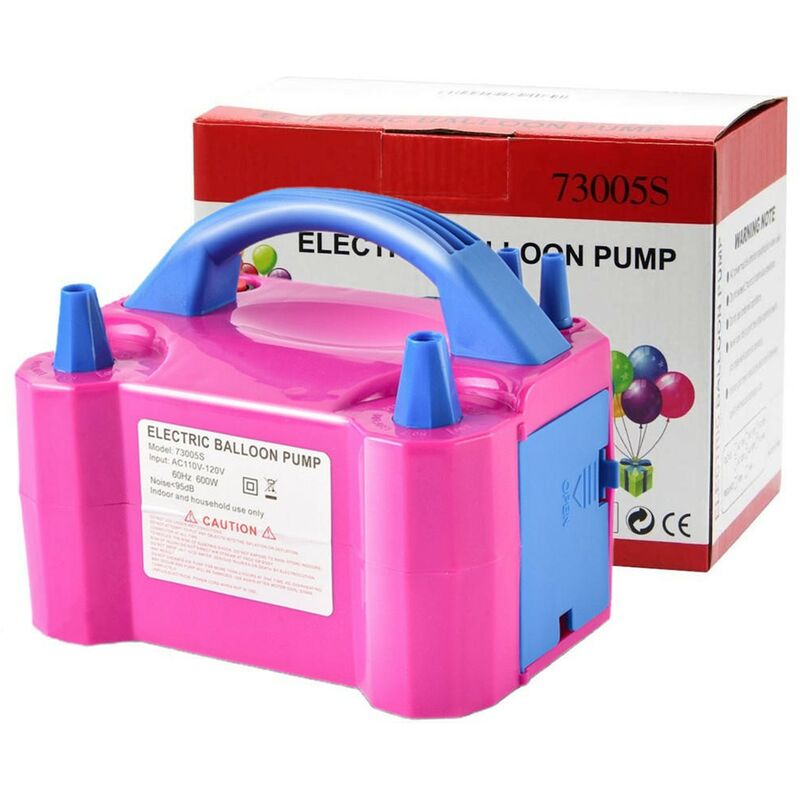 680W High Power Electric Balloon Pump, 110V-120V Balloon Inflator Pump for  Party Decoration, Portable, Dual Nozzle Air Balloon Filler Machine, Fast 