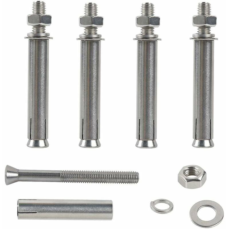LOOSE BOLT PROJECTING SHIELD ANCHOR M10 BOLT M14 SHIELD 120MM LENGTH (pack - 3