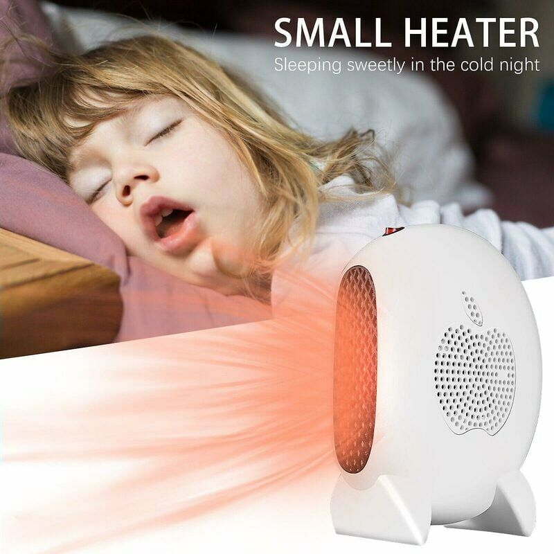 Space Heater Portable USB Heater, Mini Desk Fan Heater Personal Small  Electric Heater for Bedroom Office