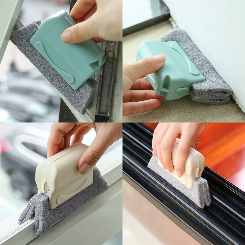  Creative Window Groove Cleaning Brush, Hand-held Crevice Cleaner  Tools, Magic Window Cleaning Brush, Quickly Clean All Window Slides and  Gaps 3pcs(Gray+Beige+Green) : Home & Kitchen