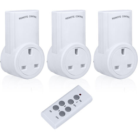 Wireless Remote Control Sockets with 30m Operating Range