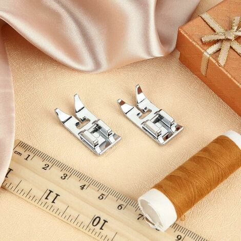 3 Pcs Sewing Machine Presser Foot 1/2 3/4 1 Rolled Hem Foot