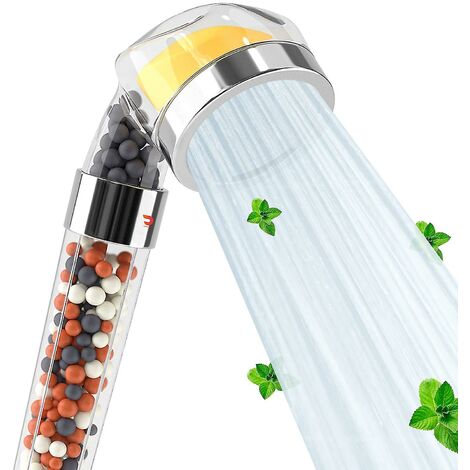Luxury Filtered Shower Head Set High Pressure Filtration System W/ Vitamin  C & E