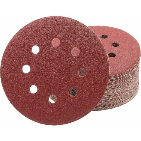 60 Grit Sanding Pads For Black And Decker Mouse Sanders, 12 Holes Hook And  Loop Sandpaper - Detail Palm Sander Sanding Sheets, Pack Of 50